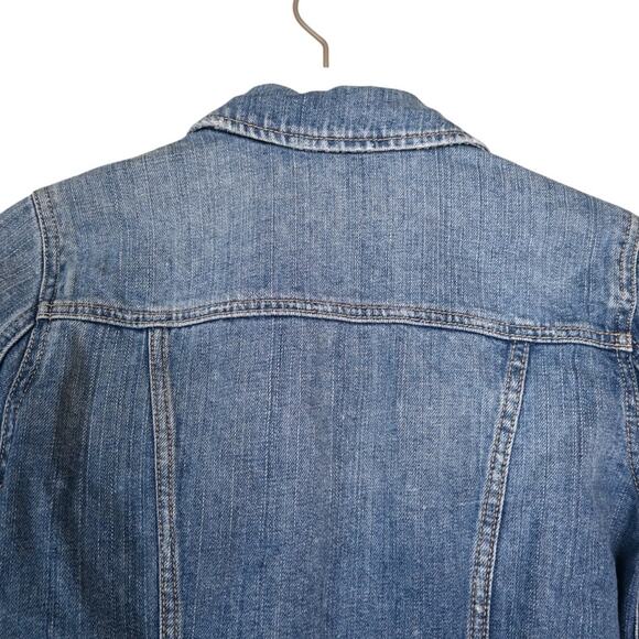 American Eagle Womens S Denim Jean Jacket - Picture 4 of 9